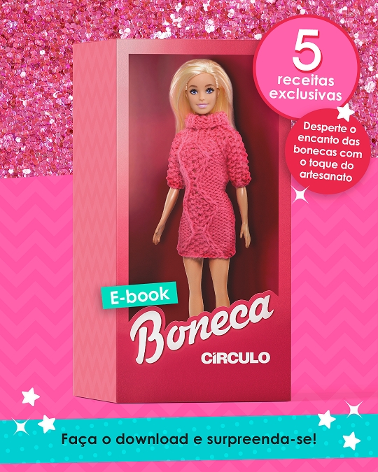 e-book ensina a confeccionar roupas de tricô para personalizar boneca