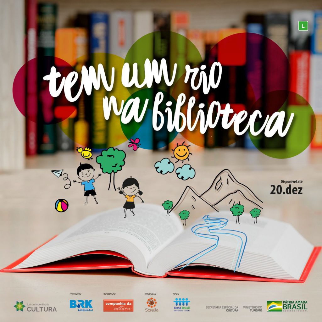BRK Ambiental oferece peça on-line infantil “Tem um rio na biblioteca”