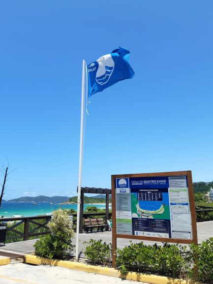 Com 11 certificações Bandeira Azul, Costa Verde & Mar segue como a região turística que mais possui Bandeira Azul no Brasil