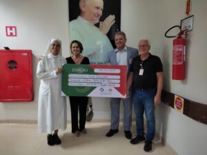 Associação Madre Teresa doa quase R$ 120 mil para obras de reforma no Hospital Marieta